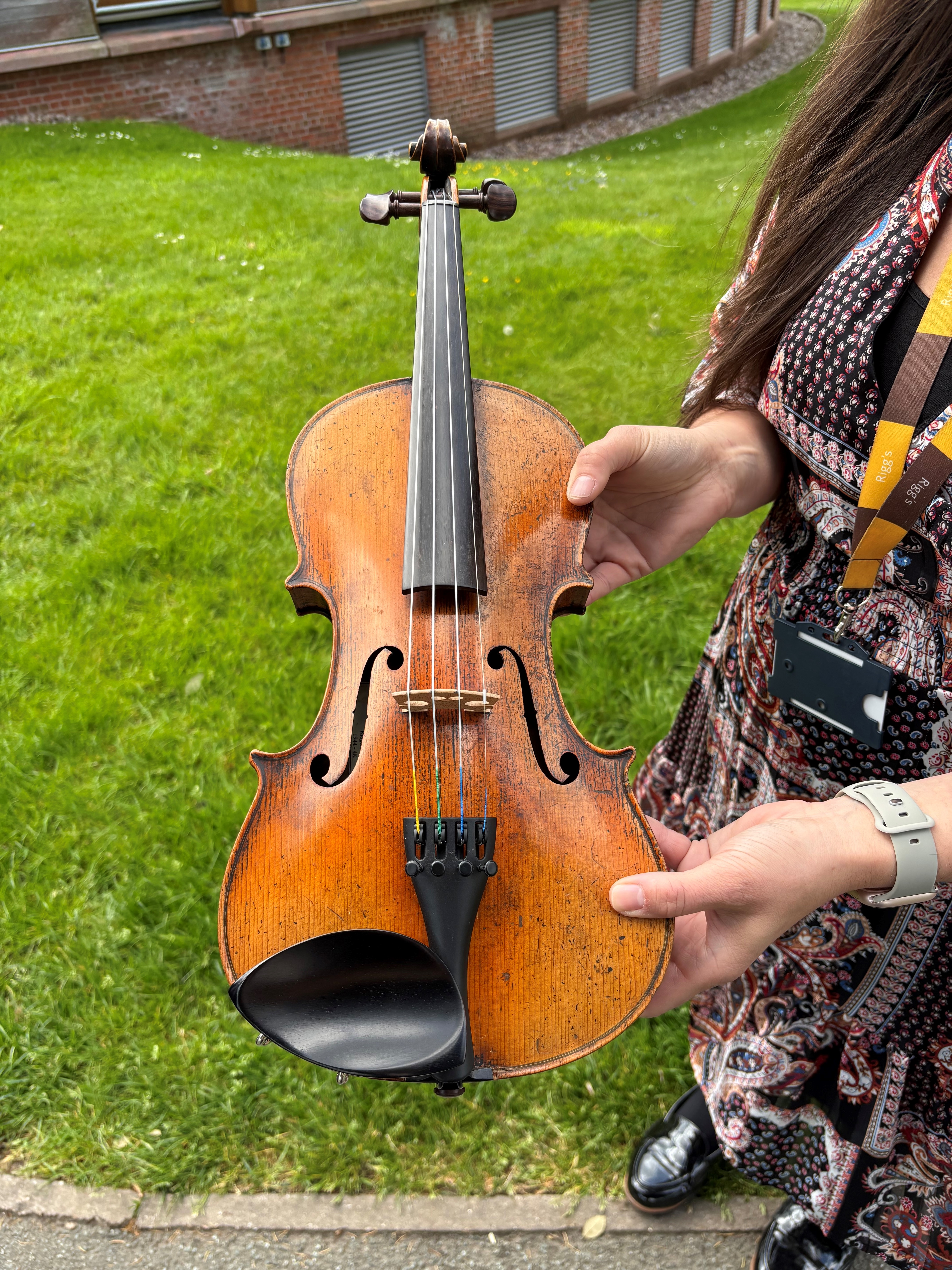 Historic Violin Donated to the Music Department. | News